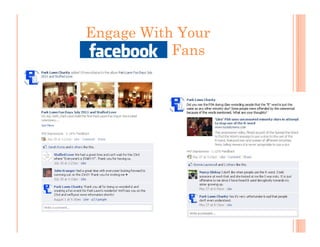 Engage With Your
           Fans
 