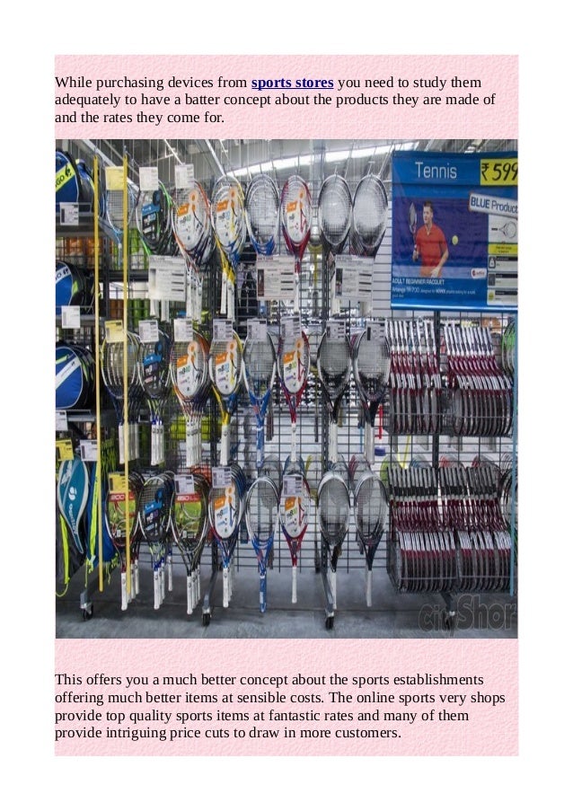 Online sports stores for quality affordable products