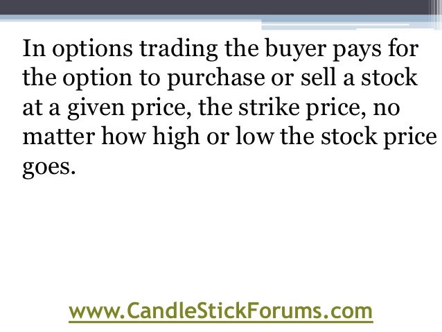 Buy stock options online