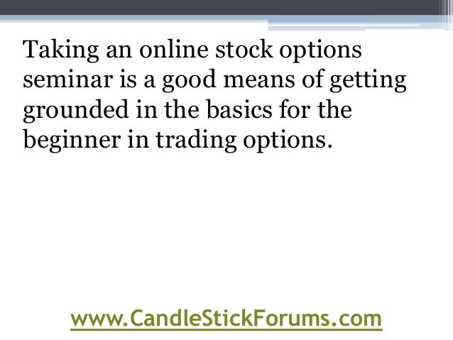 Stock options training