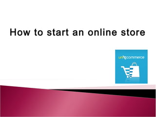 How to start an online store
 