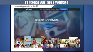 One Network eCommerce, Inc. is an
Online eCommerce Company dedicated to
developing global entrepreneurs through its
eCommerce and rewards platform.
 