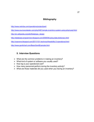 Online supply inventory system | PDF