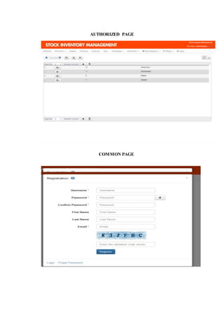 AUTHORIZED PAGE
COMMON PAGE
 