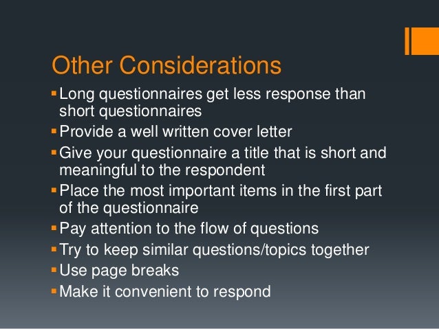Online survey basics