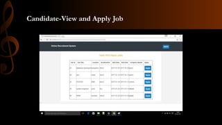 Candidate-View and Apply Job
 