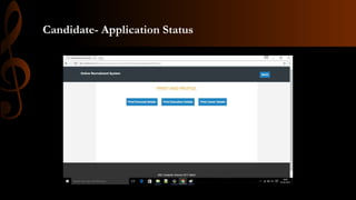 Candidate- Application Status
 
