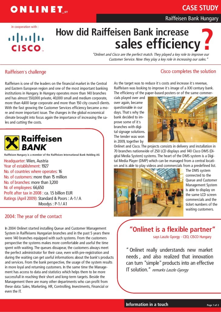 Onlinet Case Study Raiffeisen Bank Eng