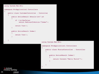 26
OnlineTechDay
|2010
Worldwide
 