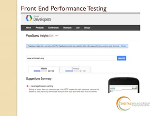Front End Performance Testing