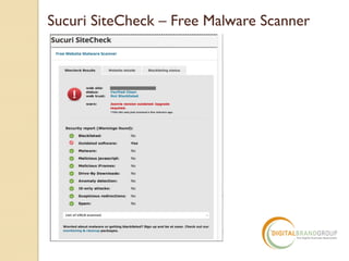 Sucuri SiteCheck – Free Malware Scanner