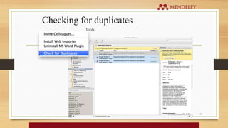 Checking for duplicates
Tools
Tuesday, January 26, 2021 18
 
