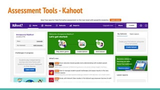 Assessment Tools -Kahoot
 