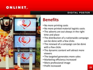 Queue Management and Digital Signage from one source: ONLINET | PPTX ...