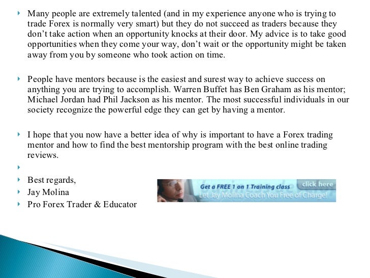 Online Trading Reviews 4 Ways To Evaluate A Forex Mentorship Program - 