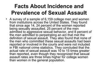 realities of sexual assault | PPT