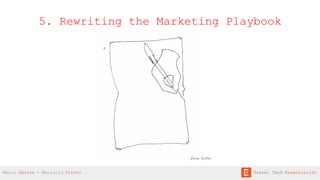 5. Rewriting the Marketing Playbook
Victor Torﬁño
Mario Gavira - Mauricio Prieto Travel Tech Essentialist
 