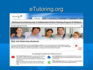 eTutoring.orgeTutoring.org
 