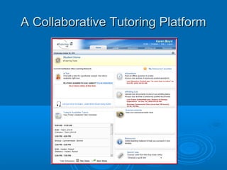 A Collaborative Tutoring PlatformA Collaborative Tutoring Platform
 