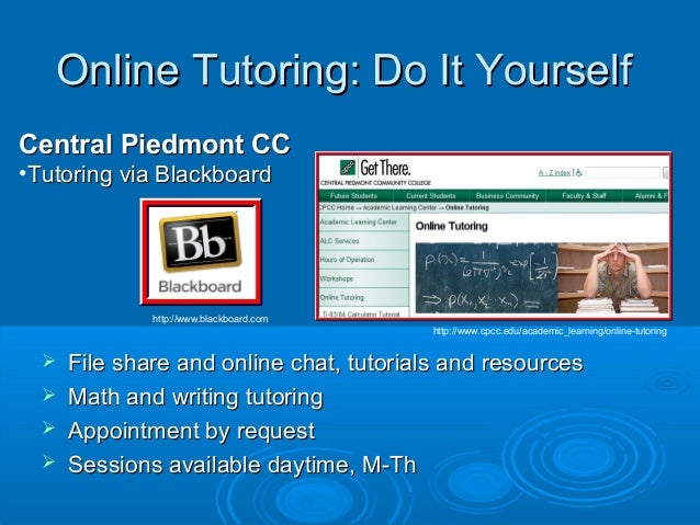 Online writing tutors