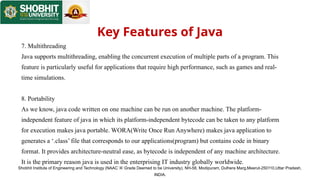 Comprehensive Introduction to Java Programming Language and Concepts | PPTX