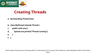 Comprehensive Guide to Java Exception Handling and Multithreading | PPTX
