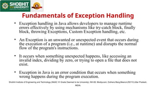 Comprehensive Guide to Java Exception Handling and Multithreading | PPTX