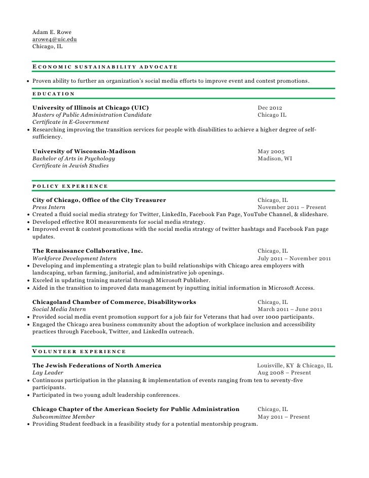 Economic Sustainability Resume