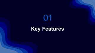 Key Features
01
 