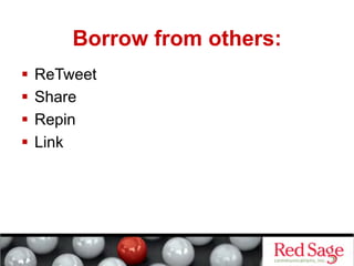 Borrow from others:
  ReTweet
  Share
  Repin
  Link
 
