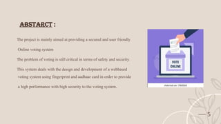 Secure and Efficient Online Voting System with Biometric Authentication ...