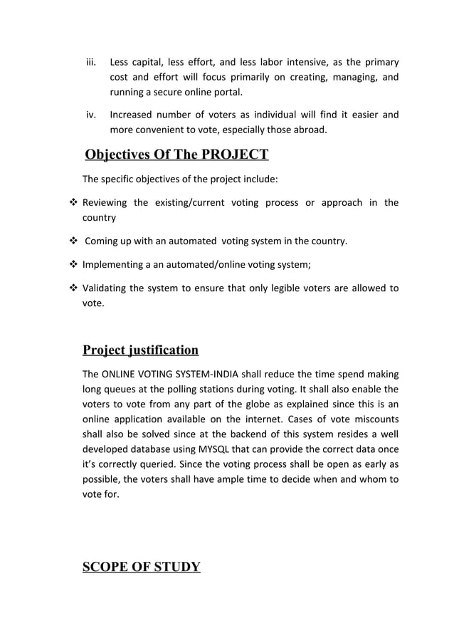 research paper for online voting system