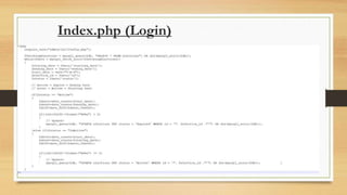 Index.php (Login)
 