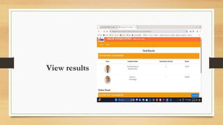 View results
 