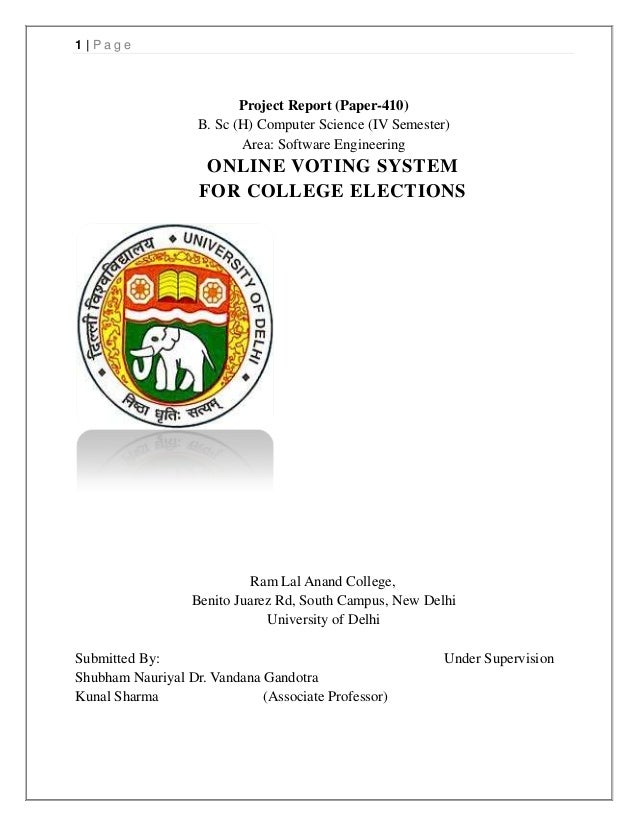 Online Voting System Project
