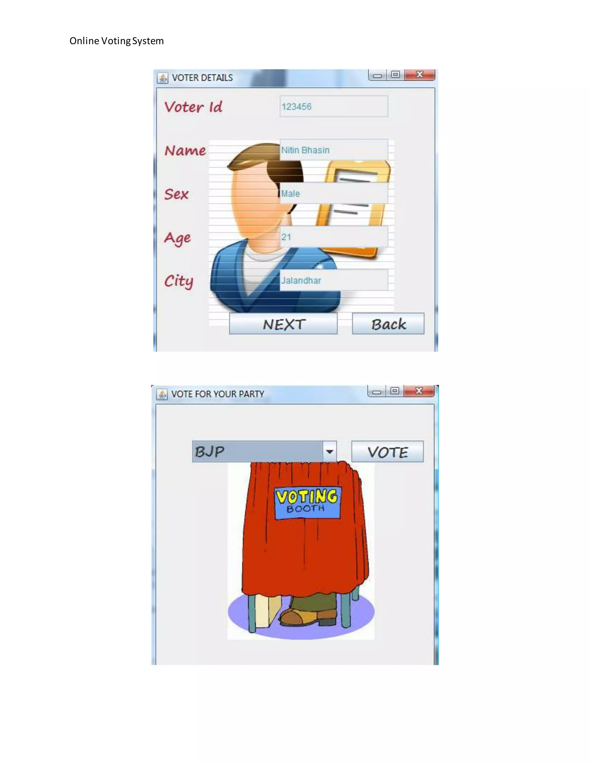 Online VotingSystem
 