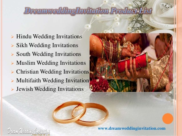 Online wedding invitation cards by dreamwedding invitation.com