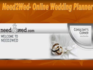 Need2Wed- Online Wedding Planner 