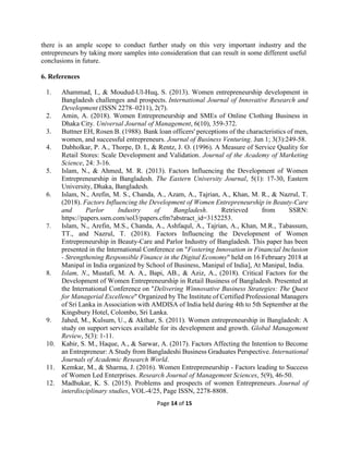Factors Influencing the Growth of Online Women Entrepreneurship in ...