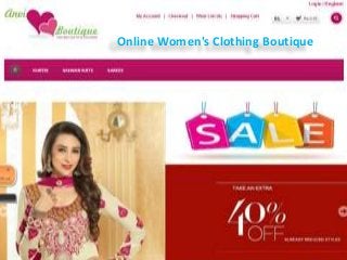 Online Women's Clothing Boutique
 