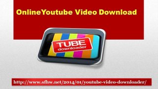 Online Youtube Video Downloader