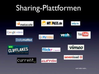 Sharing-Plattformen




                 und viele mehr...
 