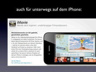 auch für unterwegs auf dem iPhone:
 