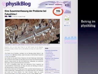 Beitrag im
physikblog
 