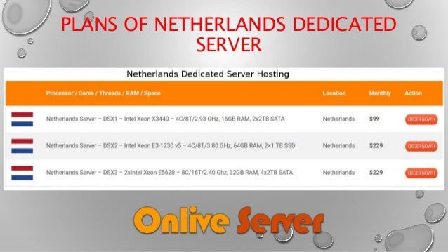 Onlive Server Cheapest Netherlands Dedicated Server Hosting Images, Photos, Reviews