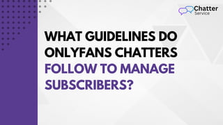 Unlock Exclusive Content and Engage With Onlyfans Chatters | PDF