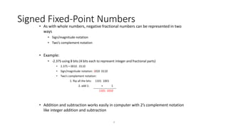 Only floating point lecture 7 (1) | PPT
