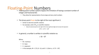Only floating point lecture 7 (1) | PPT