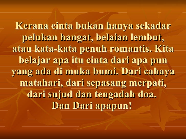 Tentang cinta 