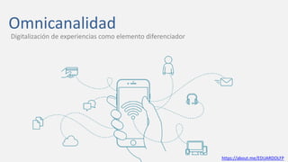Omnicanalidad
Como Digitalización de Experiencias
https://about.me/EDUARDOLFP
 